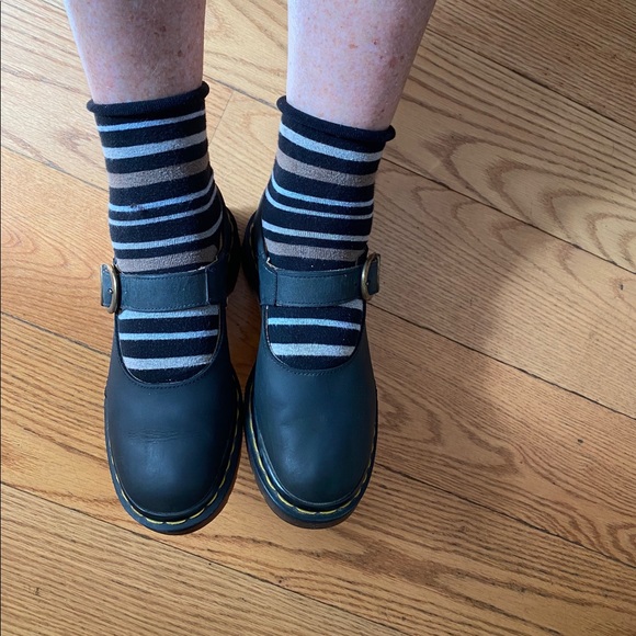 Vintage Dr. Doc Martens Mary Jane Shoes Black US 6 - Picture 13 of 13